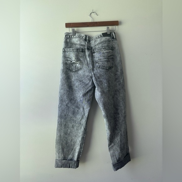 American Eagle gray ripped jeans regular size 4 - Picture 7 of 7